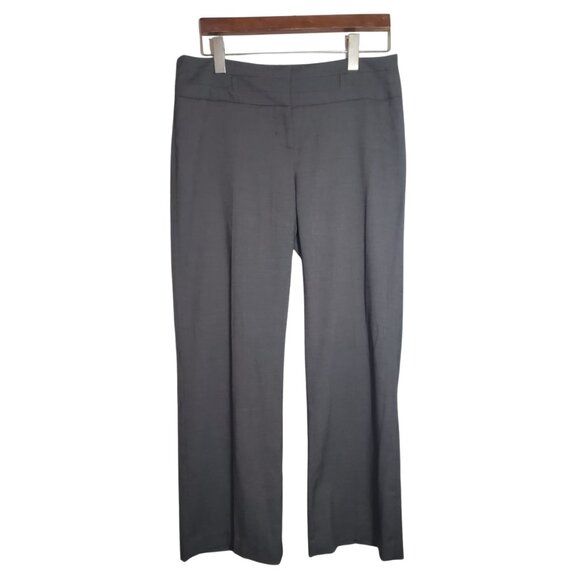 RW&CO Women Madison Pants Size 8 Mid Rise Black Wide-Leg Office Career - Picture 1 of 13